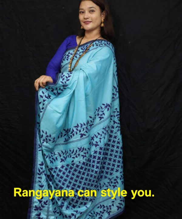 Dual Tone Semi Balaka Saree
