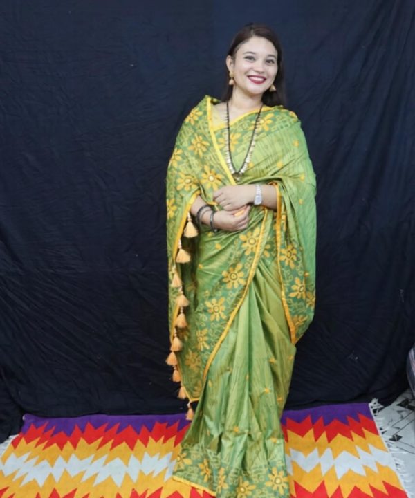 Semi Muslin Saree