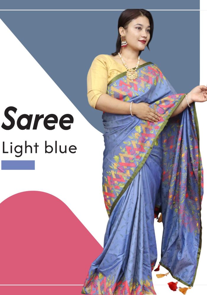 Semi Balaka Dual Tone Saree